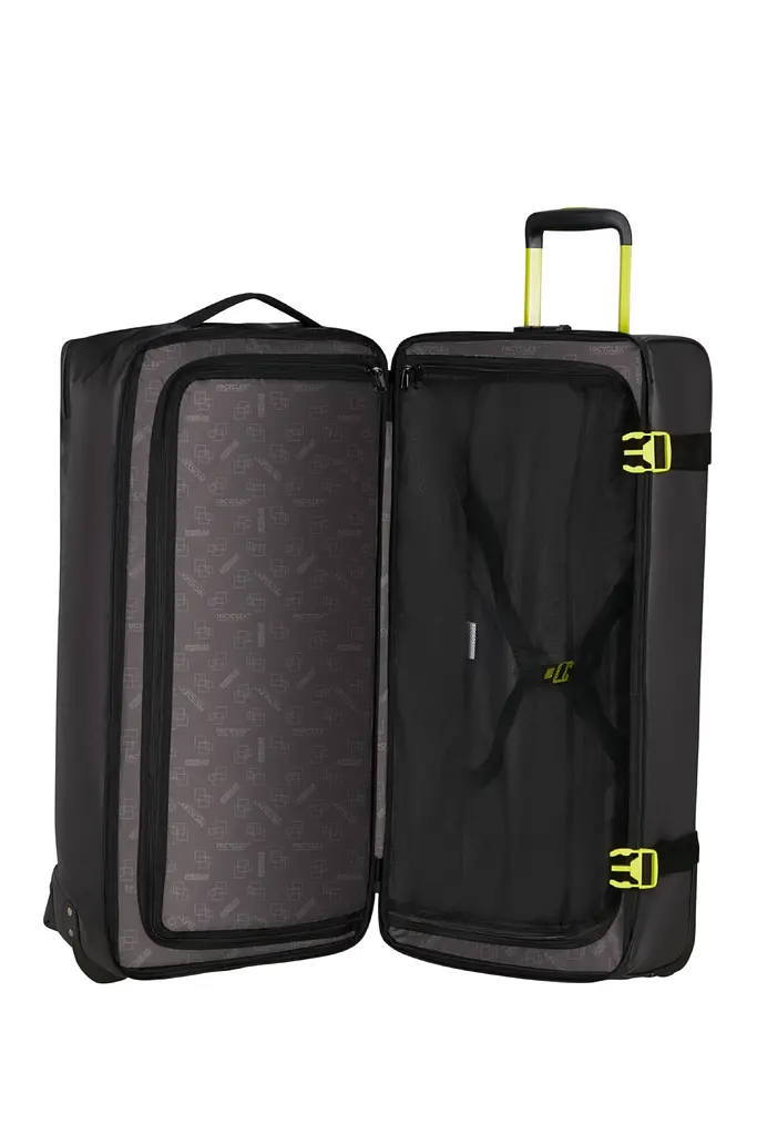 Дорожня Сумка На Колесах American Tourister URBAN TRACK BLACK/LIME 78,5x44x43 MD1*19203 - фото 2