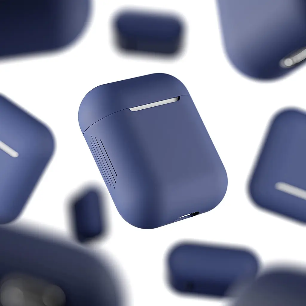 Чехол Apple для AirPods 2 New Silicone Case [Blue Horizon] [41357] - фото 2