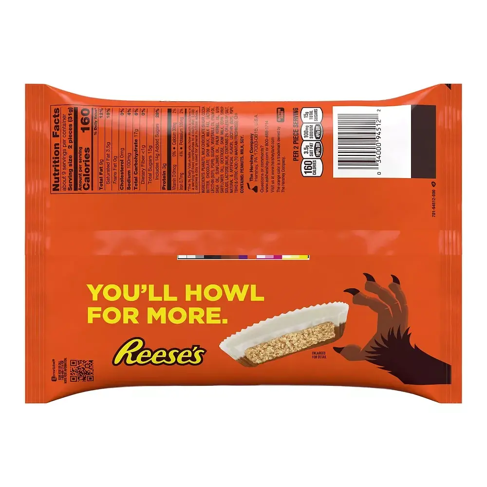 Шоколадні цукерки Reese's Peanut Butter Milk Chocolate Vanilla Crème Werewolf Tracks Cup 265 г - фото 6