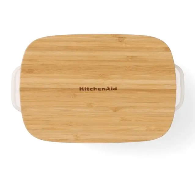 Форма для запікання з кришкою KitchenAid СС006105-001 6,5 х15, 5х26 см 0.9 л кремова - фото 6