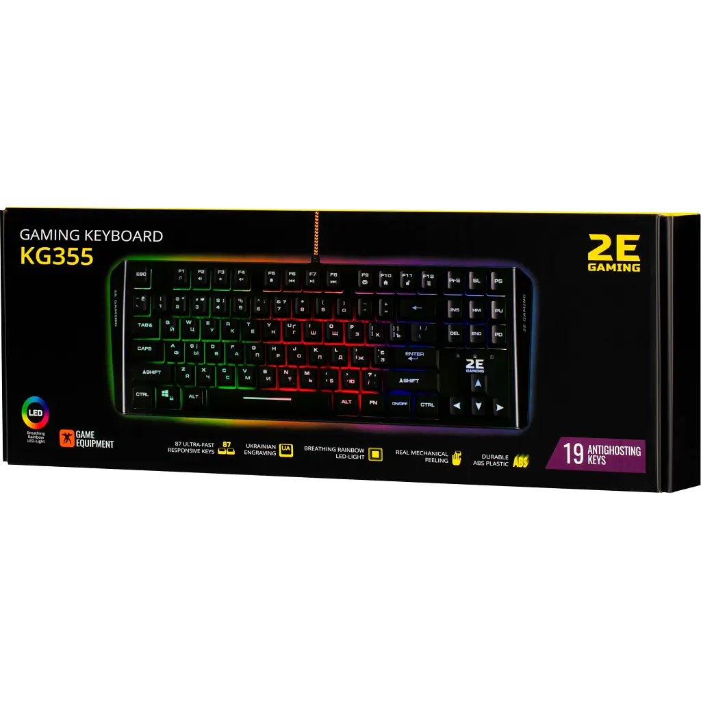 Клавіатура 2E Gaming KG355 Black [2E-KG355UBK] [126912] - фото 10
