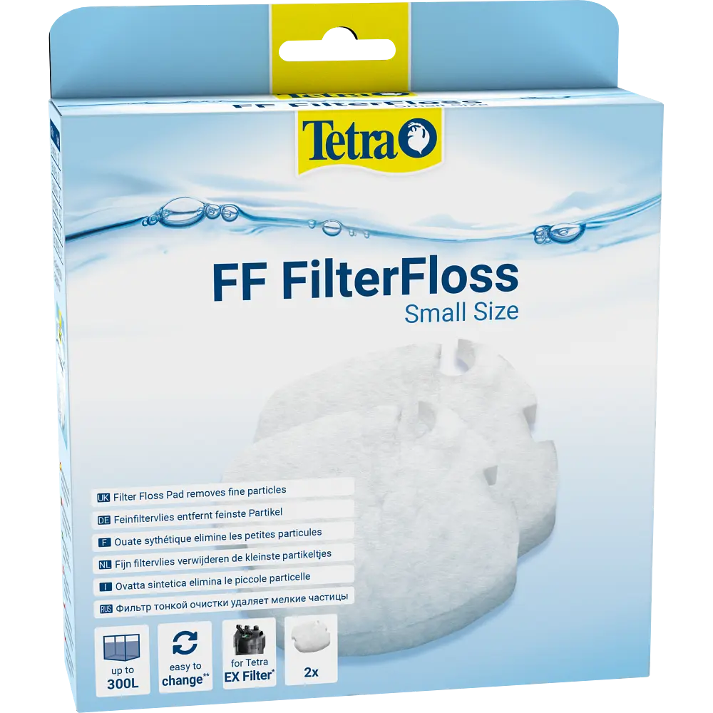 Вкладыш в фильтр Tetra Filter Floss S 2 шт. для внешнего фильтра Tetra EX 400 / 600 / 800 - фото 5