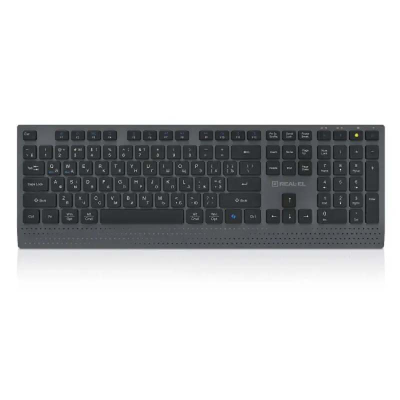 Клавіатура REAL-EL RK-715W Wireless/Bluetooth Black/Gray (EL123100051)