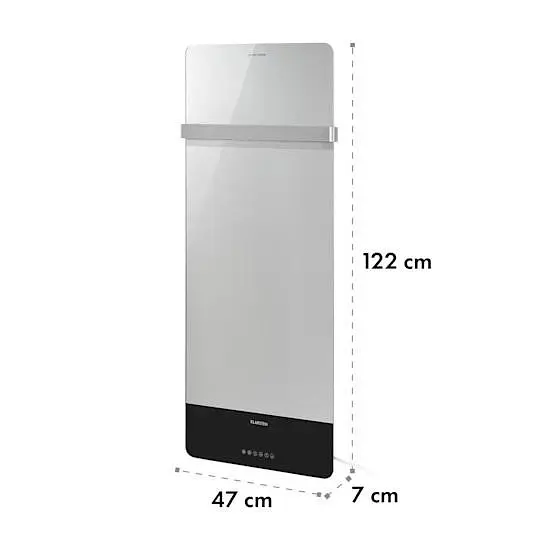 Інфрачервоний обігрівач Klarstein Hot Spot Crystal Reflect Smart (10035063) - фото 3
