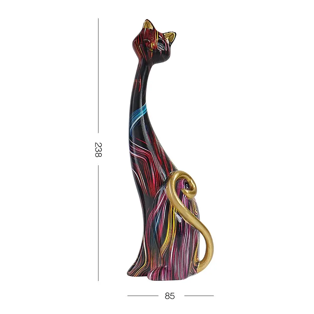 Декоративна статуетка MBM My Home Кішка (DH-ST-21 S COLOR) - фото 2