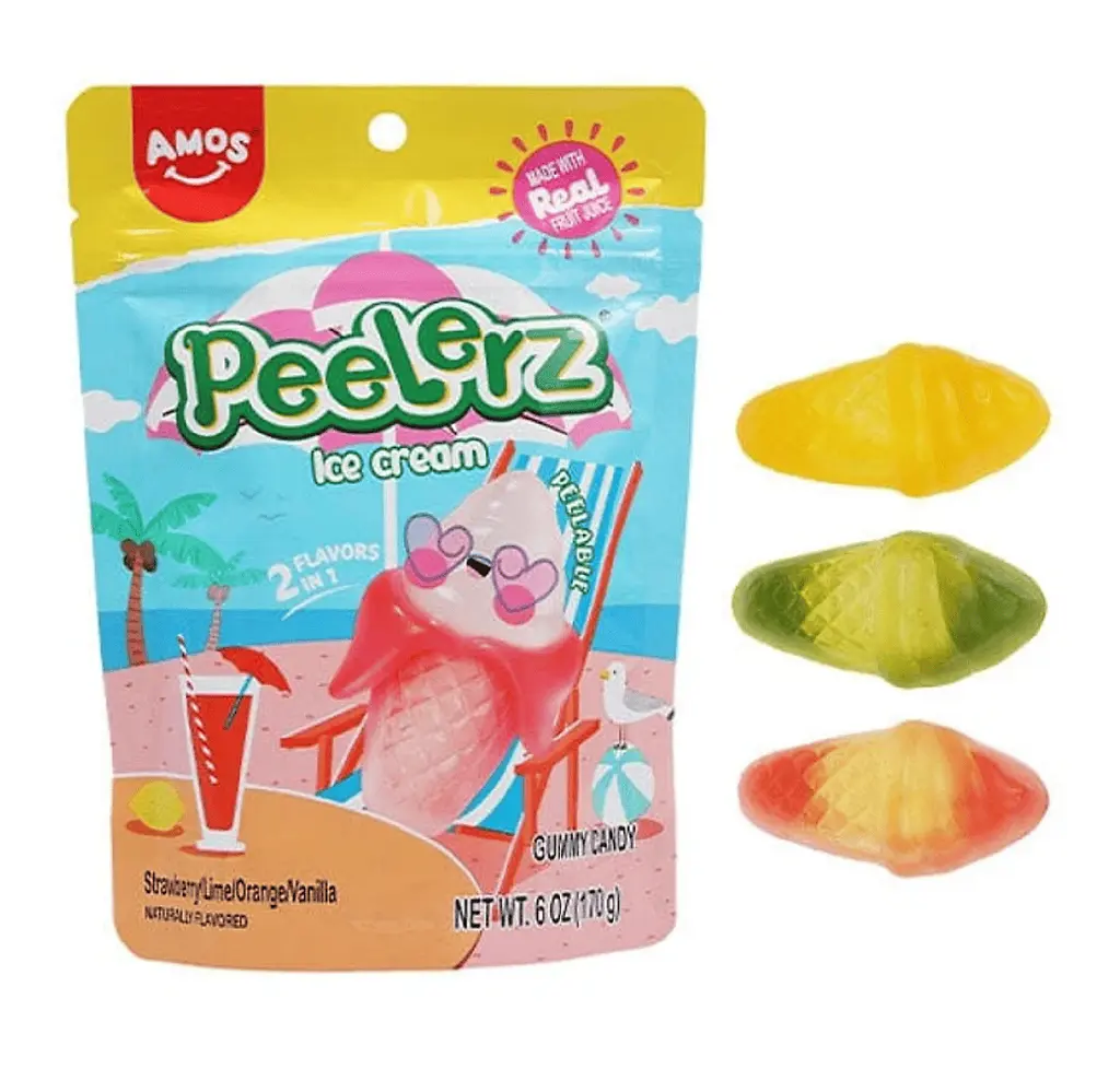 Желейні цукерки Amos Gummy Peelerz Ice Cream 170г - фото 2