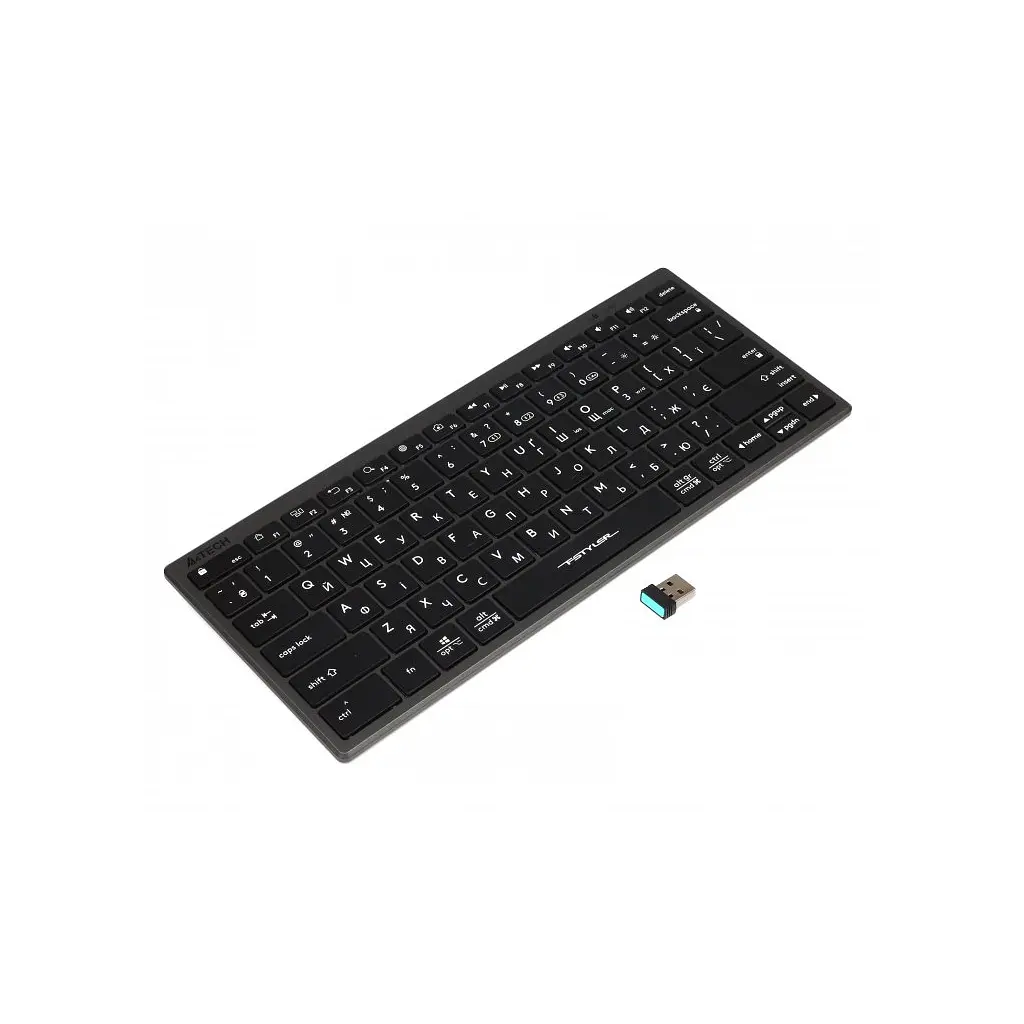 Клавіатура A4Tech FBX51C Wireless/Bluetooth Grey (4711421969765) - фото 4