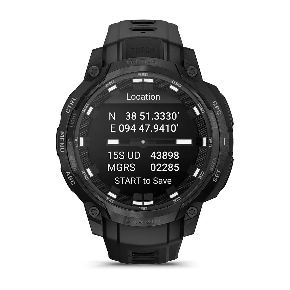 Смарт-годинник Garmin Instinct Crossover Amoled Tactical Black with Black Silicone (010-03398-42) - фото 4