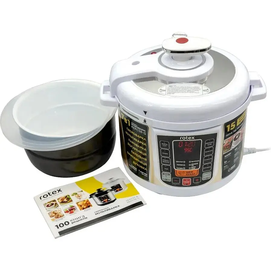 Мультиварка-скороварка Rotex REPC58-G [89424] - фото 5
