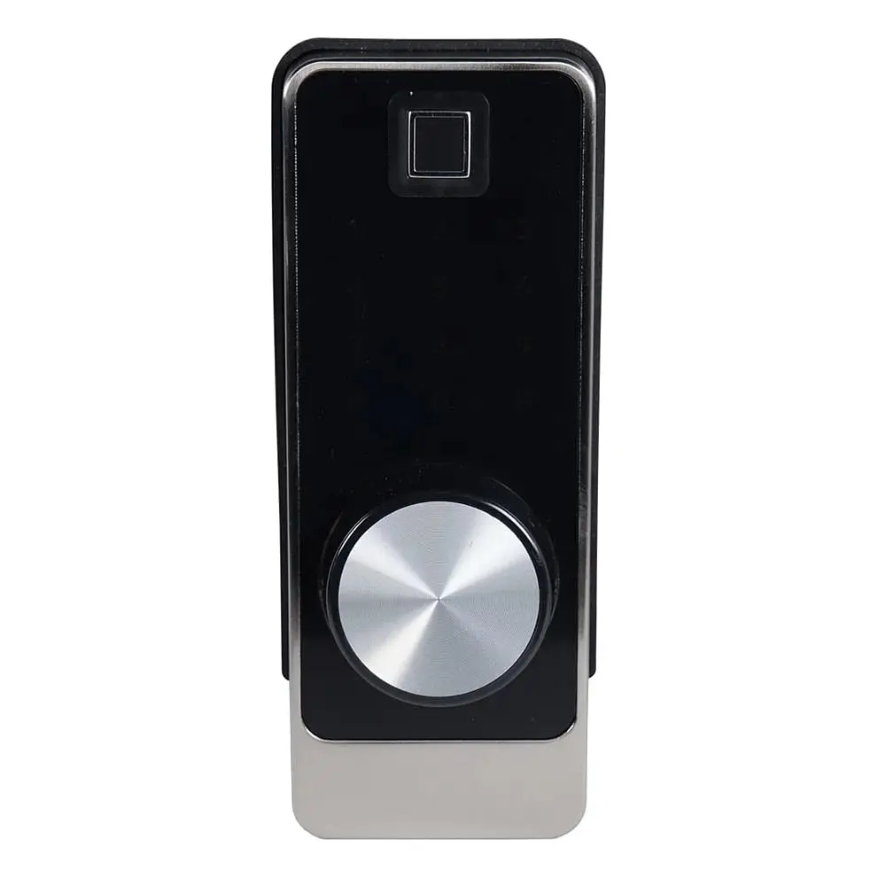 Замок біометричний автономний Trinix TRL-5203BTF Silver Left з Bluetooth, зчитувачем відбитків пальців і карт Mifare (65-00055) - фото 3
