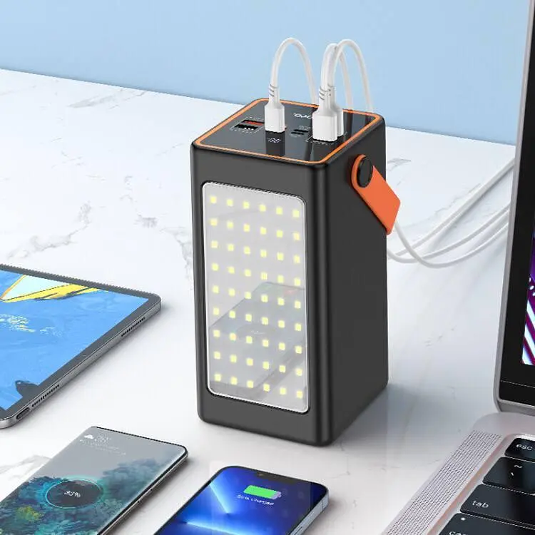 Портативний акумулятор Hoco J107 Super 90000 mAh зовнішній з лампою - фото 3
