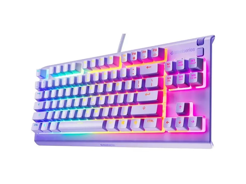 Клавіатура SteelSeries Apex 3 TKL UA Lavender (64940) - фото 2