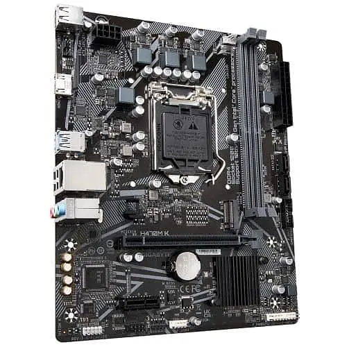 Материнська плата Gigabyte H470M K (H470M K) (Socket 1200, Intel H470, Micro-ATX) Б/в - фото 2