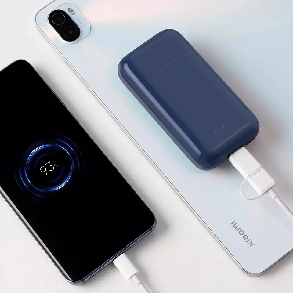 Повербанк Xiaomi Mi 10000 mAh 33W Pocket Version Pro Blue (PB1030ZM) - фото 6