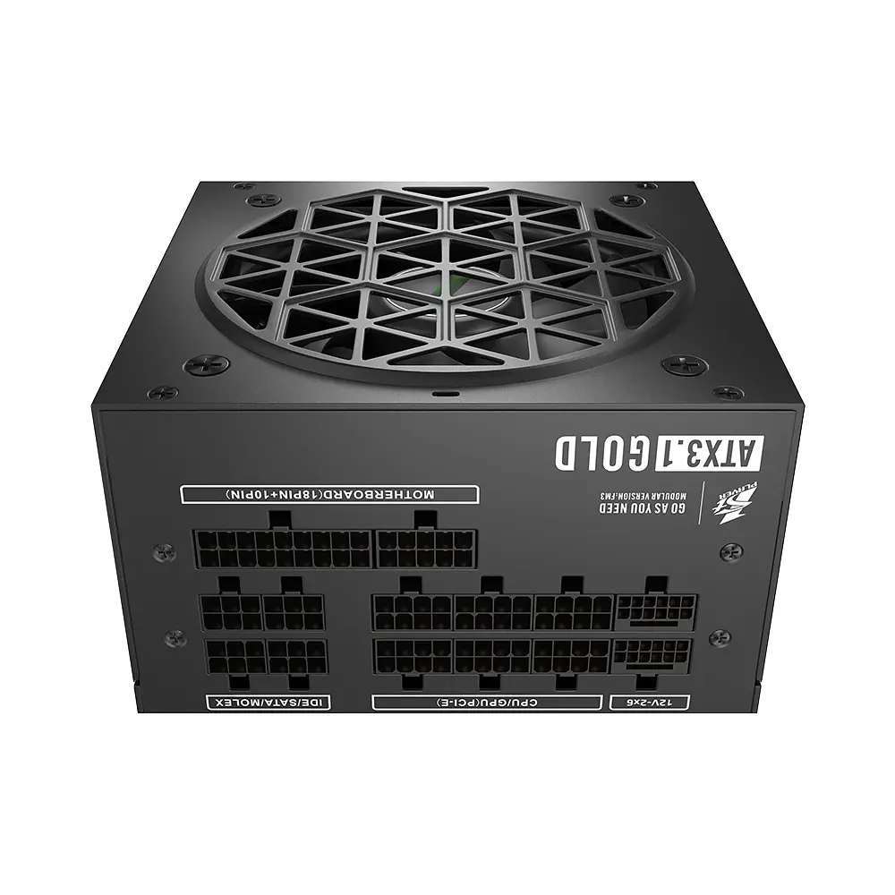 Блок питания 1stPlayer 750 Вт NGDP Gold HA-750BA7, Black, 80+ Gold, Active PFC, 12 см, 4xMolex / 2x3xSATA / 2x6+2-pin / 1x16-pin (VGA) / 2x4+4-pin / 1x24-pin MB, защита OVP/OPP/SCP/OCP/UVP/OTP, ATX 3.1, плоские кабели (NGDP-GLD-750-BK-EU) - фото 4