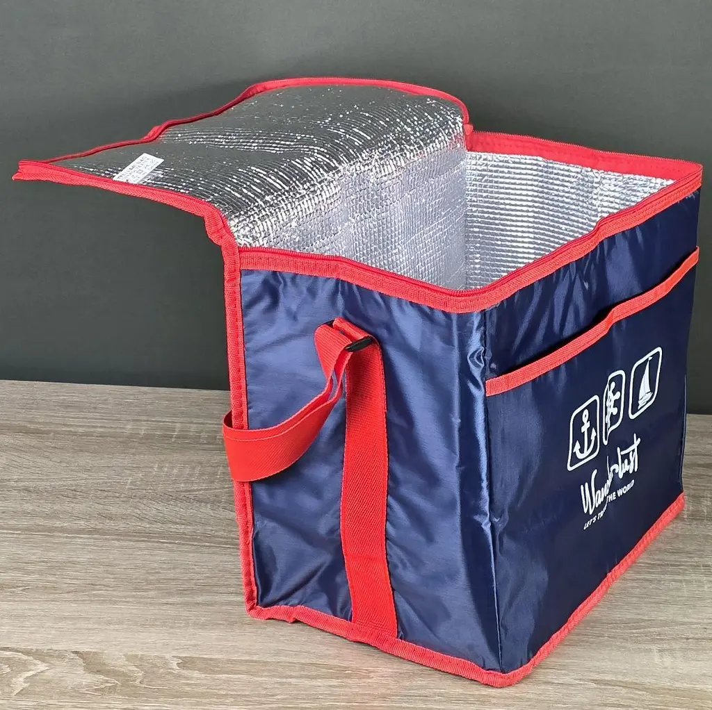 Термосумка Stenson Wanderlust R28805 25 л охолодження та збереження температури 36x20x32 см Синій - фото 9
