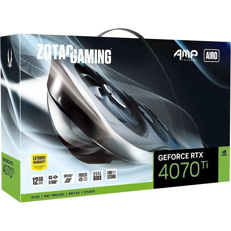 Відеокарта Zotac Gaming GeForce RTX 4070 Ti AMP Extreme AIRO [ZT-D40710B-10P] EU [148171] - фото 7