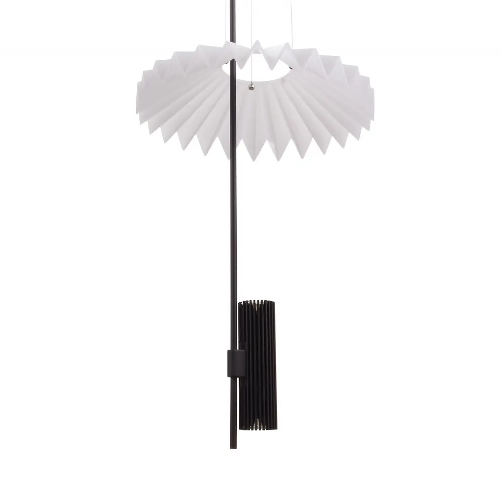 Люстра підвісна Brille в спальню LED 21W WW+NW+CW WH BK (BR-01 665S/3) - фото 7