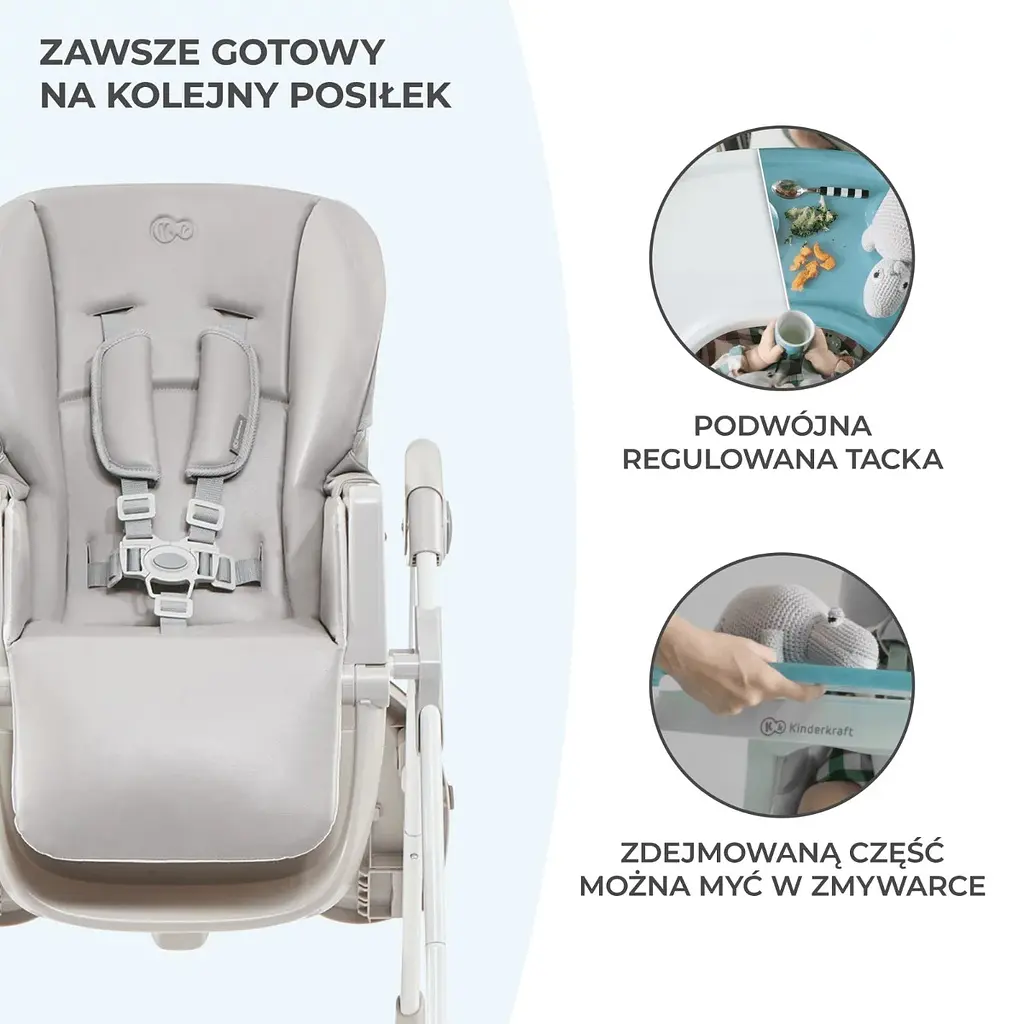 Стільчик для годування Kinderkraft Yummy Multi (5902533910274) - фото 7