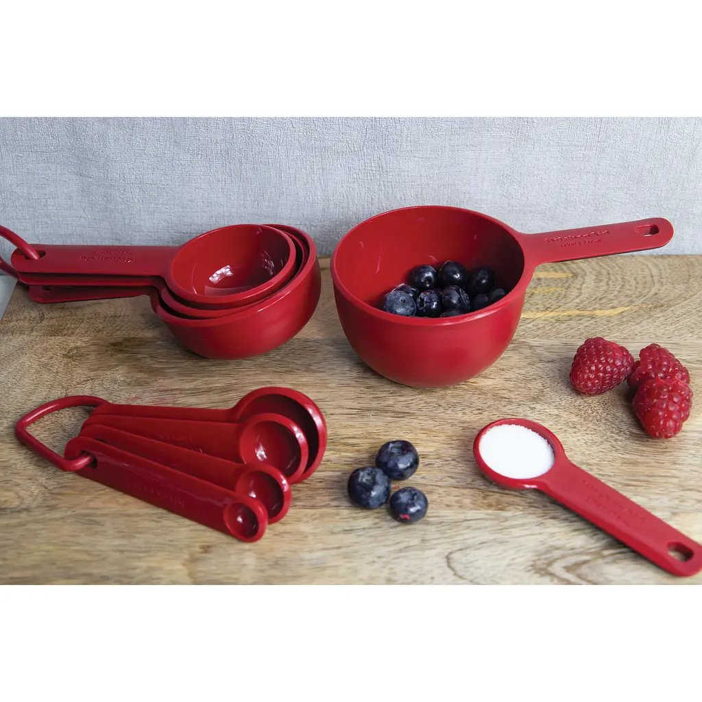 Набір мірних ложок KitchenAid Universal червоний 4 шт. (KQG058OHERE) - фото 5