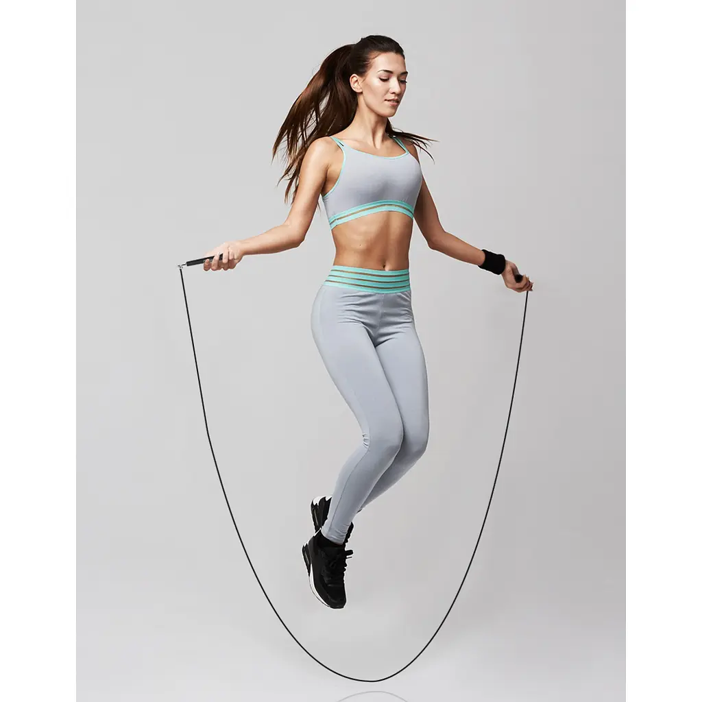 Скакалка 4FIZJO Standard+ швидкісна для кросфіту Black 4FJ0183 (P-5907739311528) - фото 6