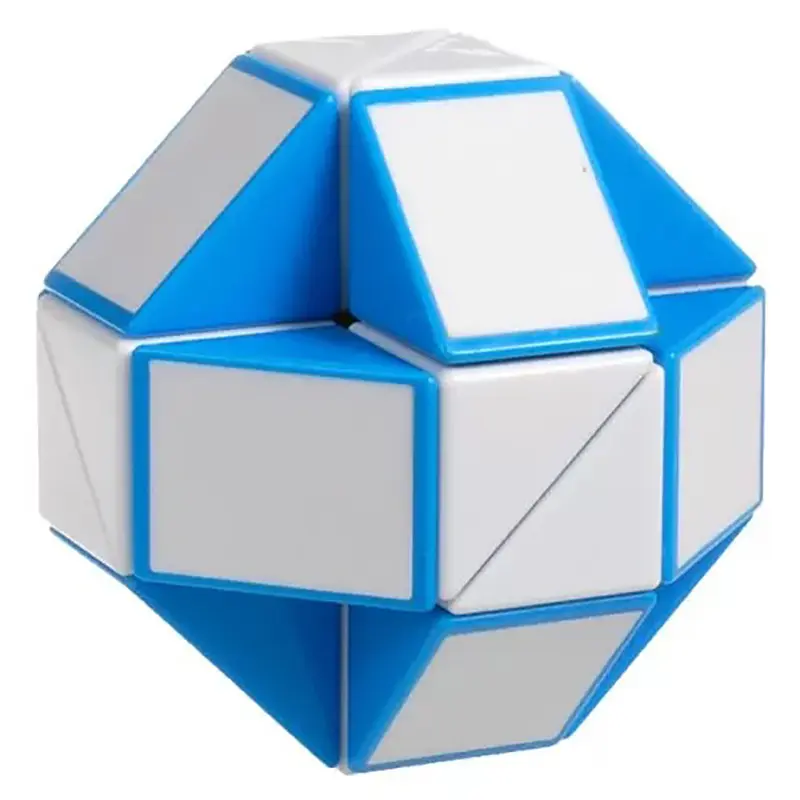 Змейка Рубика Smart Cube бело-голубая SCT401 в коробке - фото 2