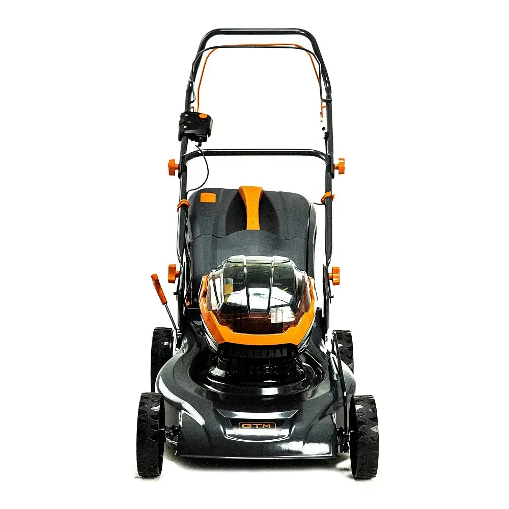 Газонокосарка акумуляторна самохідна GTM BLM48-SP KIT (48 см, 30-80 мм, 70 л, BL, 18+18 В, комплект) - фото 2