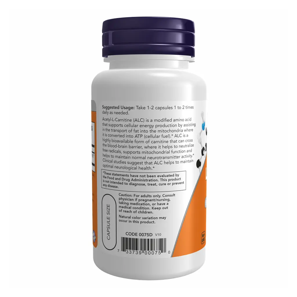 Acetyl L-Carnitine 500mg - 50 vcaps - фото 3