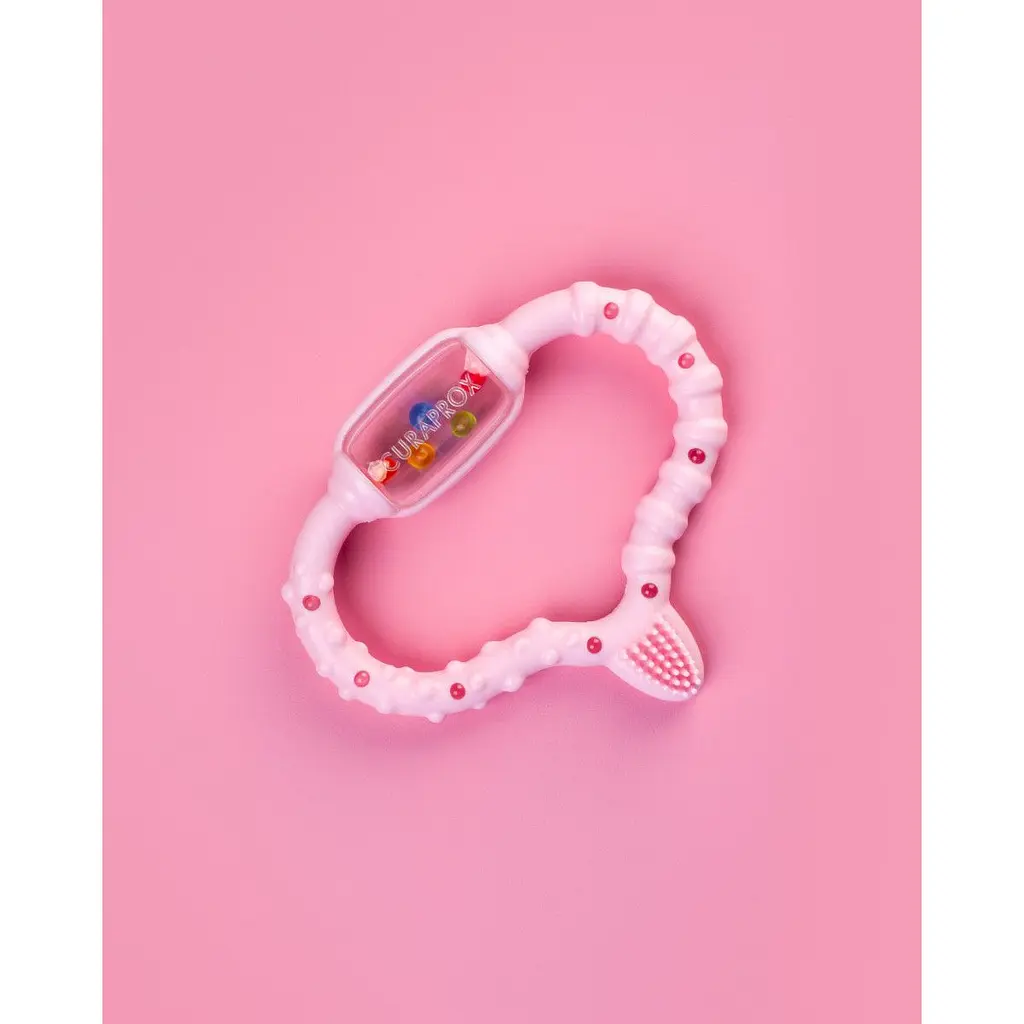 Прорізувач для зубів Curaprox Baby рожевий - фото 4