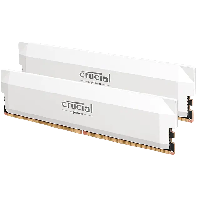 Оперативна пам'ять Crucial 32GB (2x16GB) DDR5 6000MHz Pro Overclocking White (CP2K16G60C36U5W) - фото 2