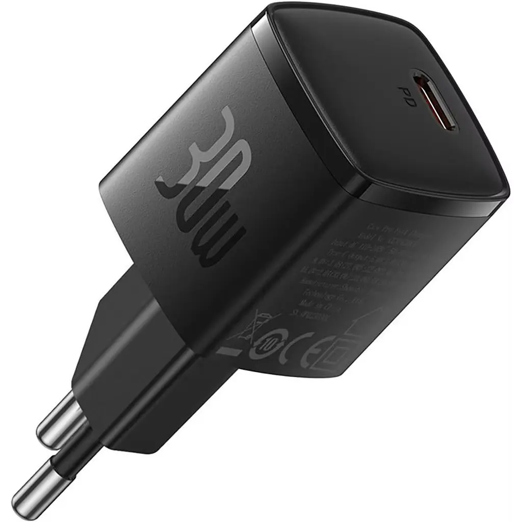 Мережевий зарядний пристрій Baseus Cube Pro USB-C 30W Black (CCXF000301) [146305] - фото 2