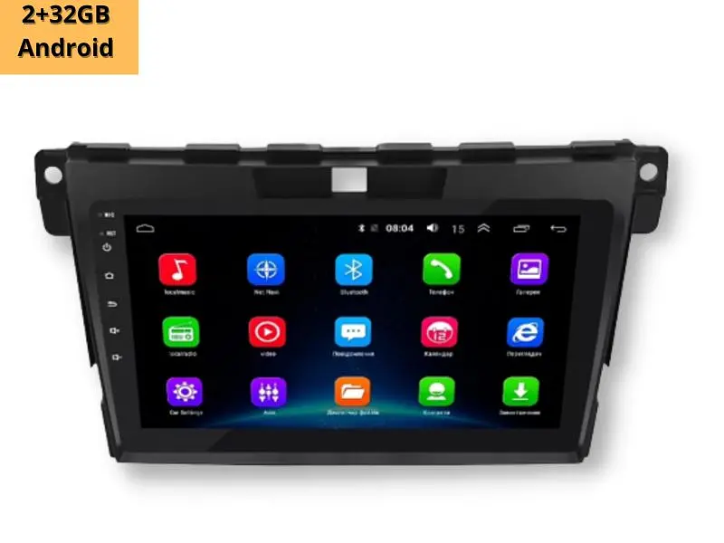 Штатна автомагнітола XPRO MAZDA CX7 2008-2014 9" Android 12 2+32GB carplay чорний (41979-MAZDA CX7_4268) - фото 2