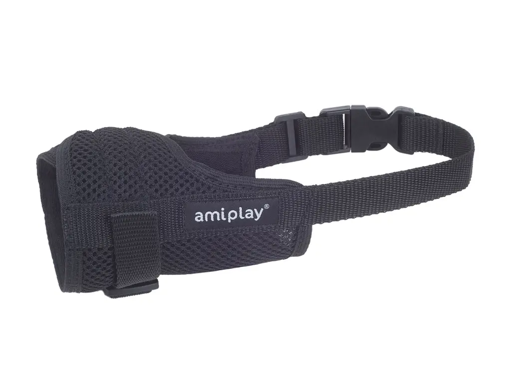 Намордник для собак Amiplay Air S Foxterrier 16-20 * 20-30 см - чорний