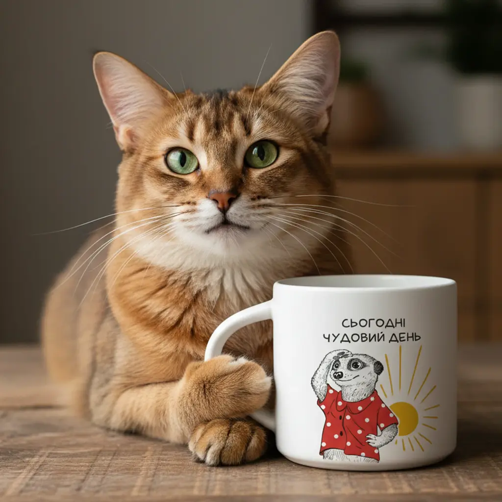 Чашка «Сурикат — чудовий ранок» - фото 2