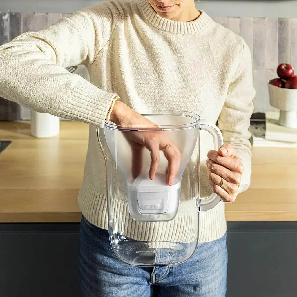 Фільтр-глечик Brita Style Essential XL MXPro 3.6л з картриджем білий (1061056) - фото 6