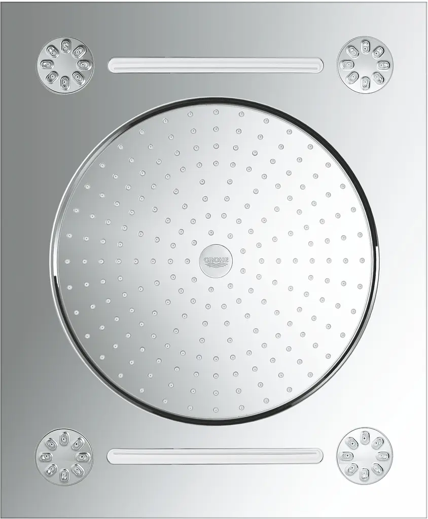 Верхній душ із 3 режимами Grohe Rainshower F-Series 15" 27939001, Хром - фото 3