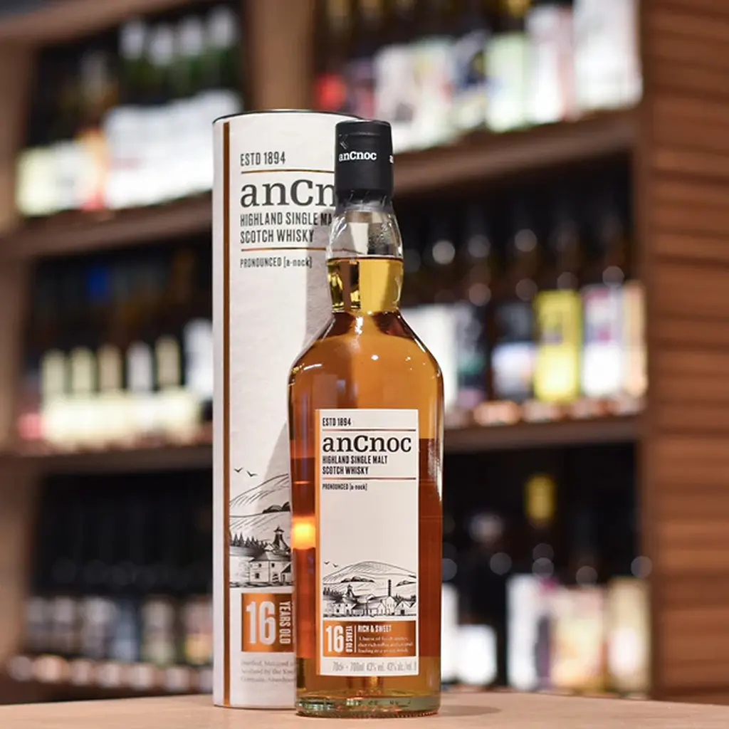 Віскі anCnoc Highland Single Malt 16 y.o. в подарунковій упаковці 43% 0.7 л  - фото 4