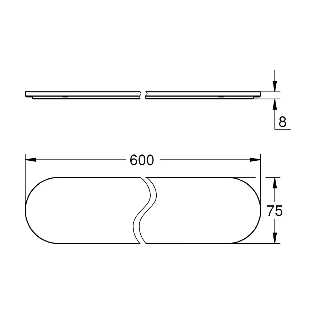 Полиця Grohe Selection 41057000, Білий - фото 2