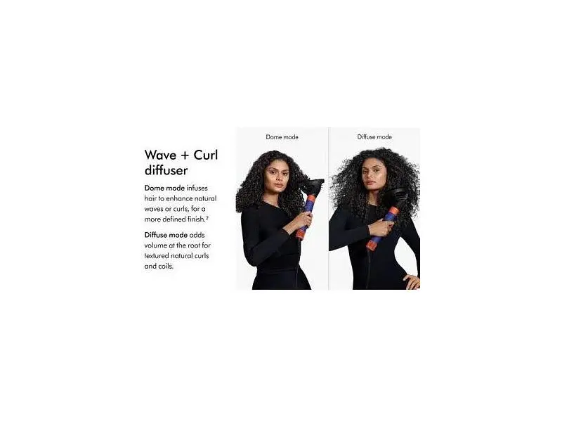 Мультистайлер Dyson Airwrap i.d. multi-styler and driver Curly+Coily Red Velvet/Gold (596928-01) - фото 2