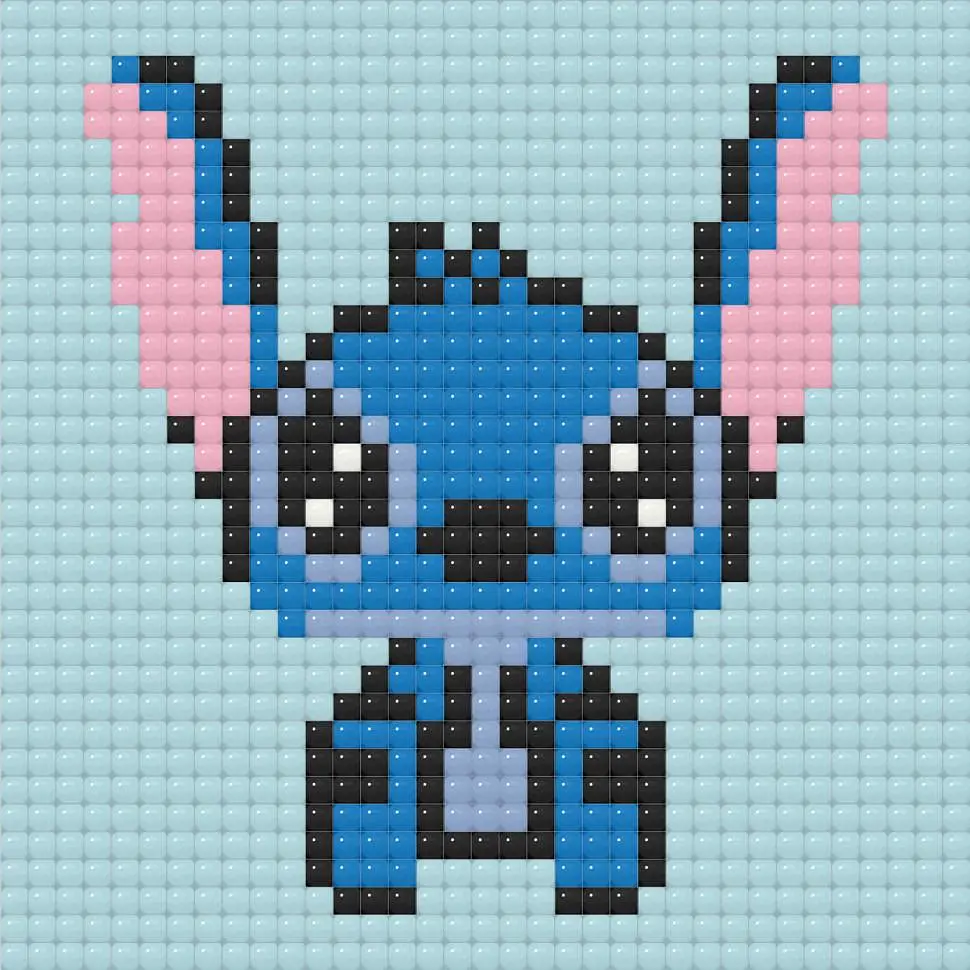 Алмазна мозаїка міні Орігамі Stitch Стіч 10х10 см