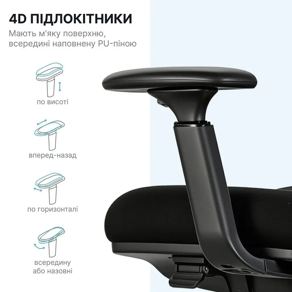 Офісне крісло OfficePro FlexCore OC120B [176673] - фото 11
