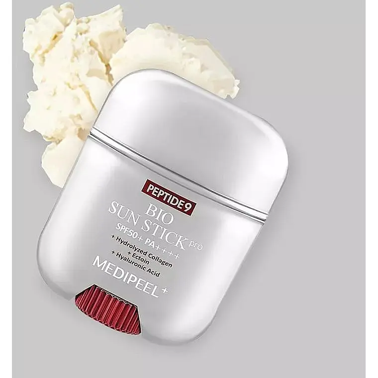 Сонцезахисний стік для обличчя Medi-Peel Peptide 9 Bio Sun Stick Pro SPF 50+ PA++++ пептидний 20 г - фото 4