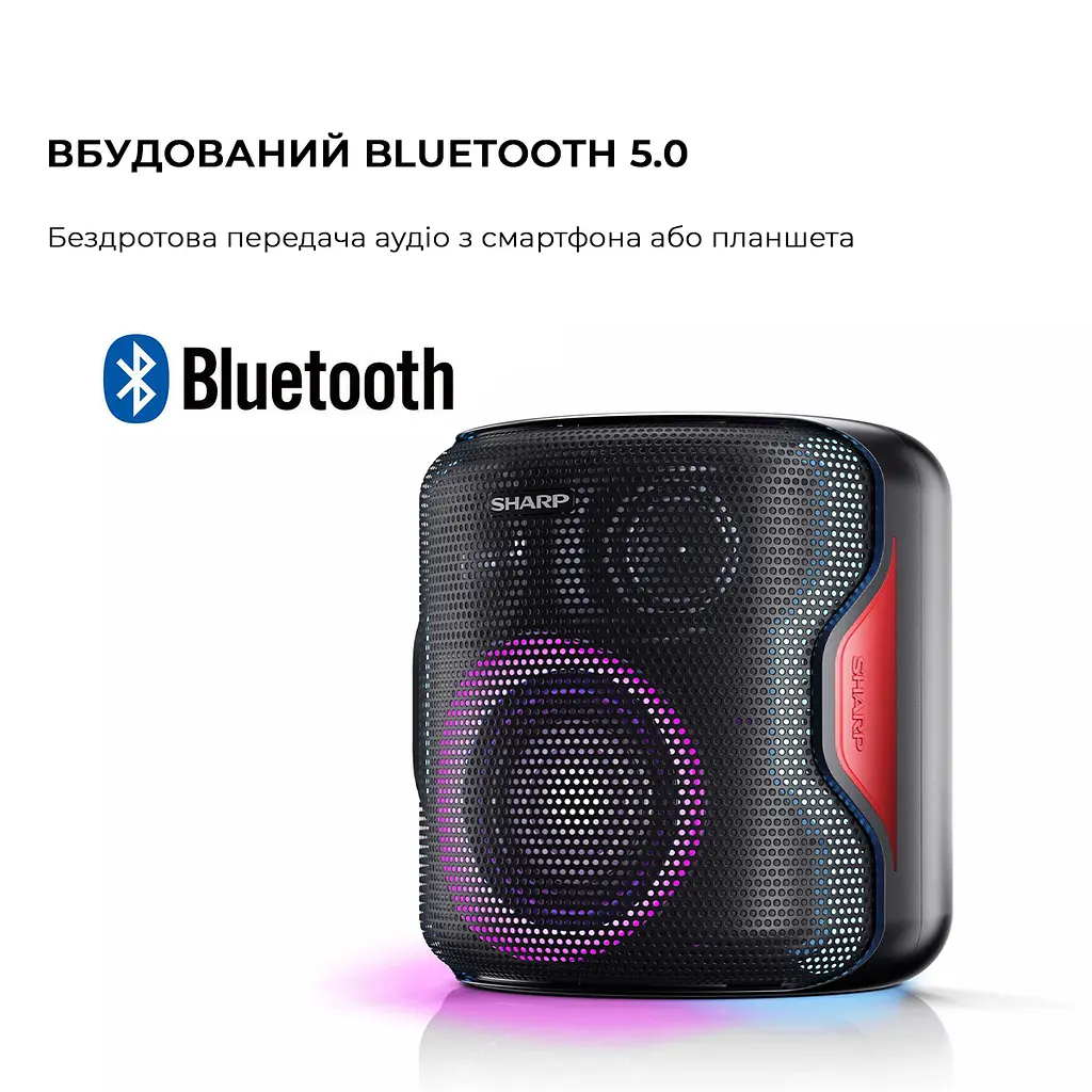 Портативна акустика Sharp PS-921(BK) - фото 4