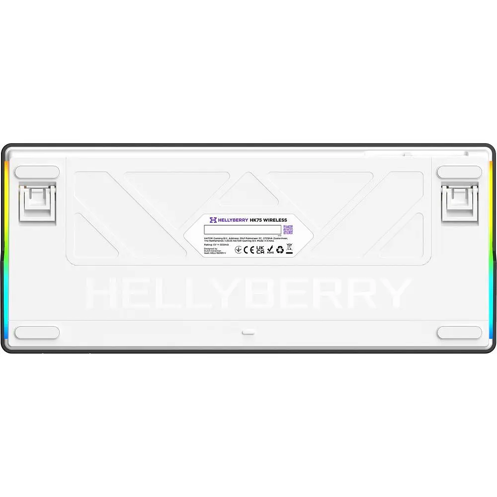 Клавіатура Hator Hellyberry HK75 White/Violet Wireless (HK75_wireless) [157456] - фото 7