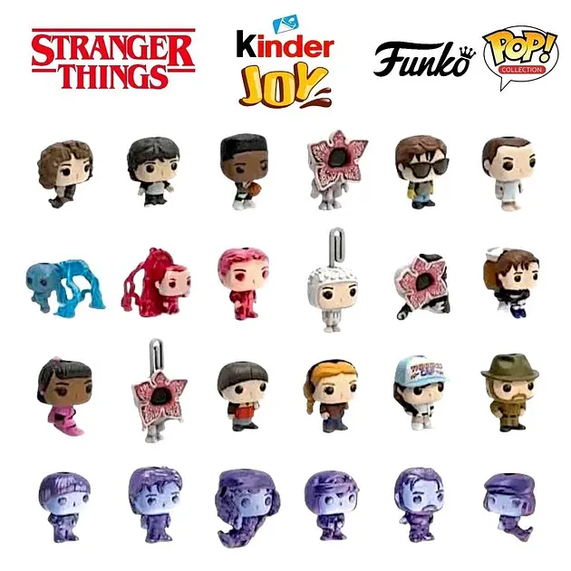 Шоколадне яйце Kinder Joy Funko Netflix Stranger Things 3 шт. 60 г - фото 4