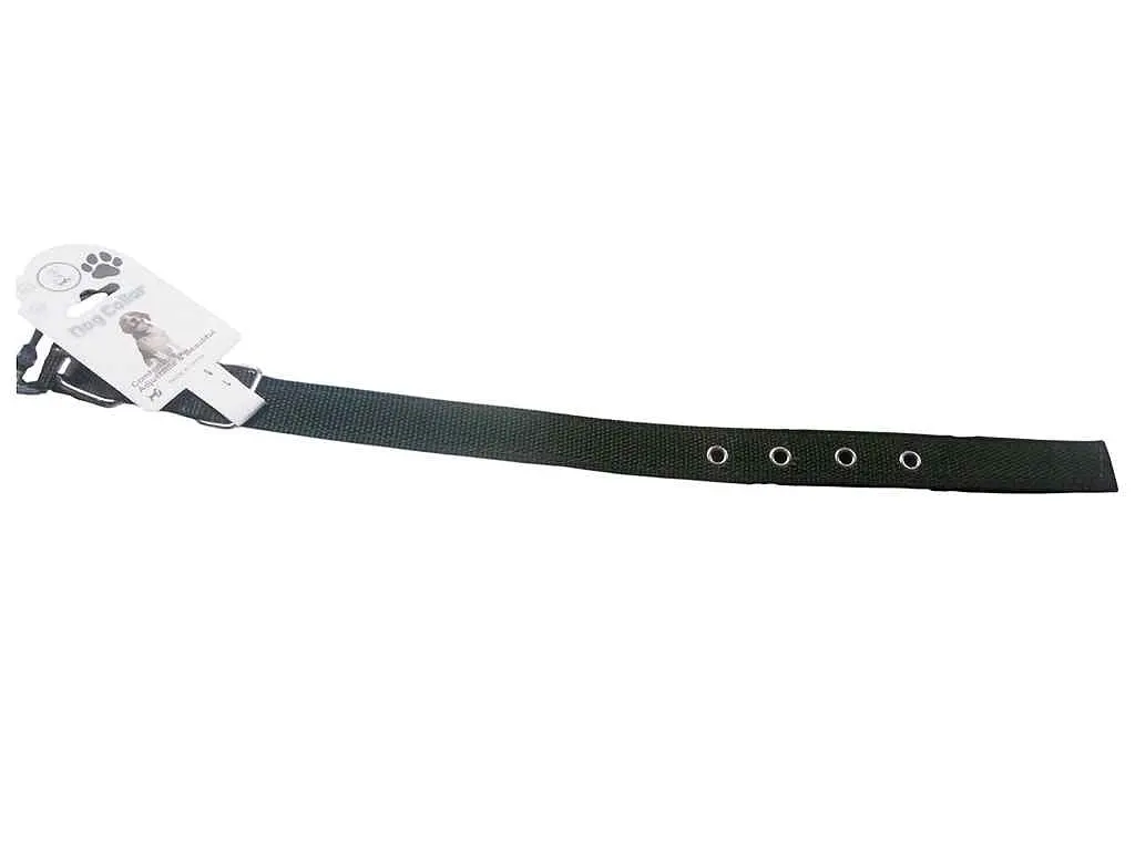 Нашийник DOG COLLAR брезент 55см 25мм подвійний