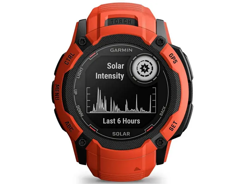 Смарт-годинник Garmin Instinct 2X Solar Flame Red (010-02805-11/01) - фото 2
