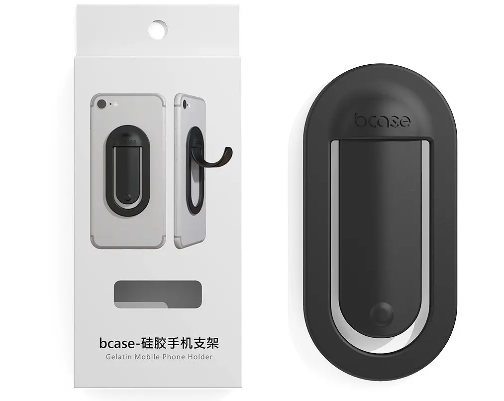 Силіконовий тримач для смартфонів BCASE DSHJ-B-1990 Black - фото 5