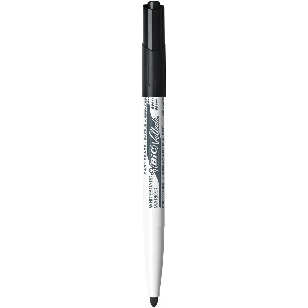 Маркеры для досок BIC Velleda 1741 1.6 мм 12 шт. черные (9581711) - фото 2