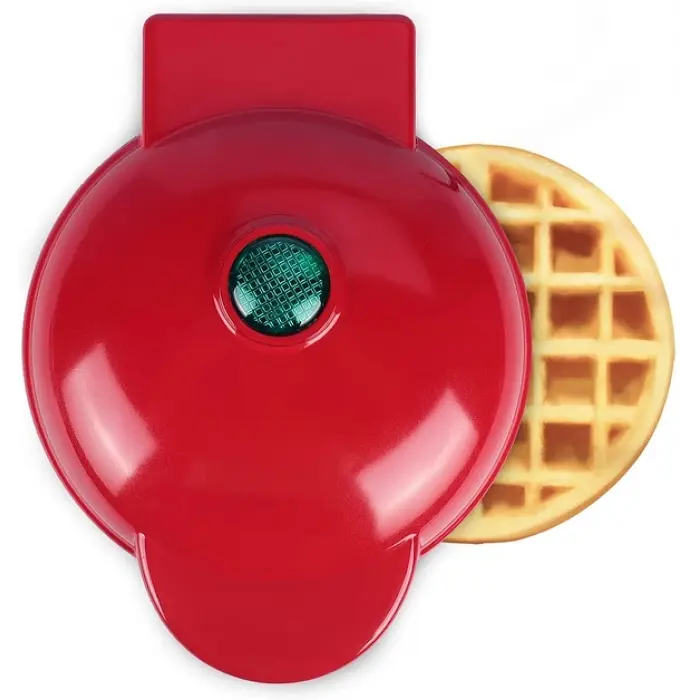 Електрична міні вафельниця з антипригарним покриттям 30 Вт Waffle Maker - фото 4